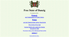 Desktop Screenshot of danzigfreestate.org